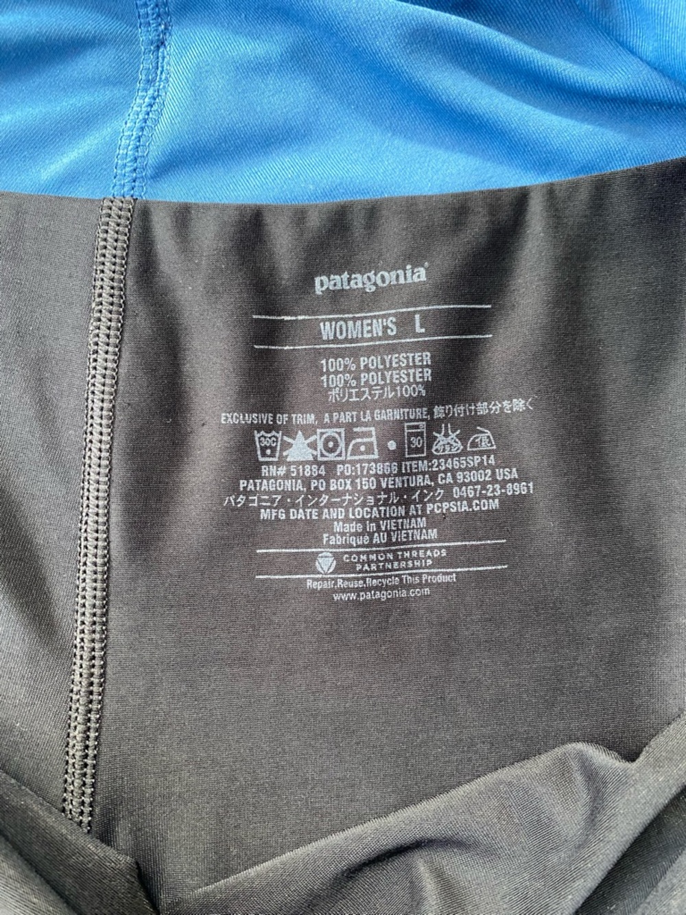 Patagonia Women's Strider Skirt Skort - Size Opal Dot Glass Blue Athletic - Picture 4 of 10